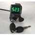 КУРОК ГАЗА С ВОЛЬТМЕТРОМ И КЛЮЧОМ ЗАЖИГАНИЯ 24-94v Qimonda
