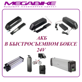 АКБ В БЫСТРОСЪЕМНОМ БОКСЕ 24V 
