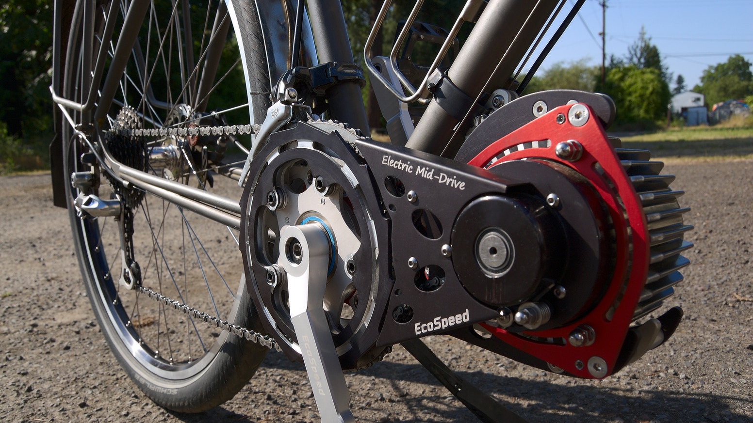 механизм передач на электровелосипеде, заднее колесо, рисунок 1